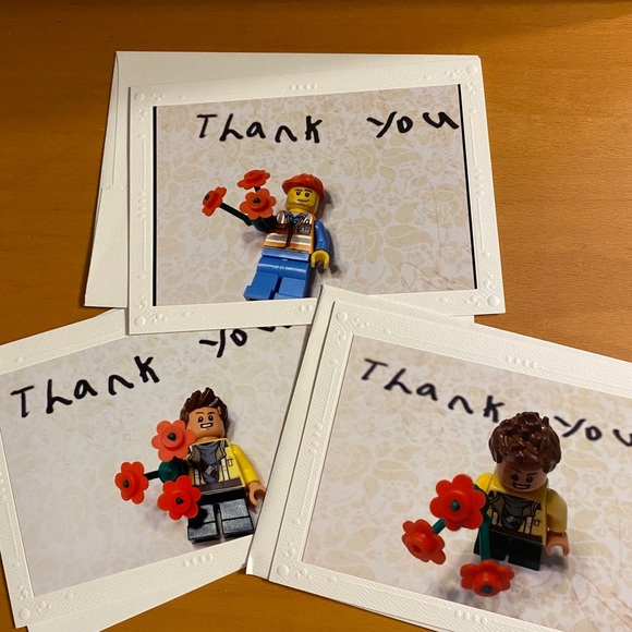 Set of 6 cards - Season’s Greetings and Thank you - Picture 4 of 4